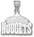 Denver Nuggets Solid Sterling Silver Logo 1'' Pendant