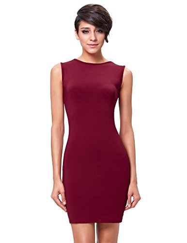 Belle Poque® Women's Sleeveless High Stretchy Bodycon Pencil Dress BP153