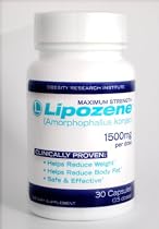 Lipozene 1500mg Maximum Strength Weight Loss 30 Ct