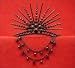 Barbarian Spiked Sun Tiara with Pendant Drop