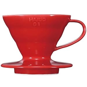 【クリックで詳細表示】ハリオ V60透過ドリッパー01セラミック レッド VDC-01R