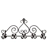 Eagle Mountain Wrought Iron Coat Rack Large