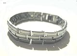 Powerful Magnetic Stainless Steel Link Bracelet for Arthritis and Golf Sport Aches and Pains