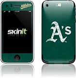 Skinit Oakland Athletics - Solid Distressed Vinyl Skin for Apple iPhone 3G / 3GS