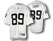 Oakland Raiders Ron Curry #89 Men's NFL Replica Jersey, White