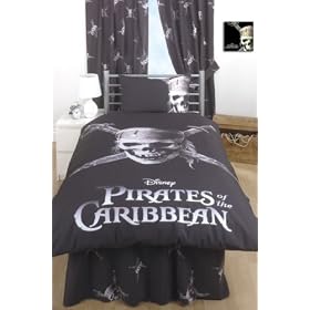 Disney Pirates of the Caribbean 'Skull & Crossbones' Single Duvet Set