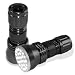 Neiko 'Giant Light - Small Package' LED Flashlight - 28 LED! Gunmetal Silver