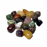 Semi Precious Tumbled Assorted Gemstone Pendant Collection of 20 Stones