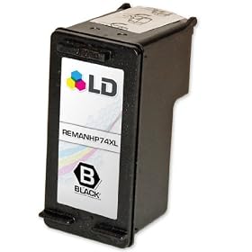 Hewlett Packard (HP) CB336WN (HP 74XL) High Yield Black Remanufactured Ink Cartridge by LD Products