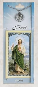 Prayer Card with Pewter Medal St. Jude