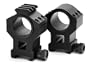 TMS HEAVY DUTY TACTICAL HIGH SCOPE RING SET 30MM 1" PICATINNY WITH ACCESSORY RAIL TOPS