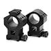 TMS HEAVY DUTY TACTICAL HIGH SCOPE RING SET 30MM 1" PICATINNY WITH ACCESSORY RAIL TOPS