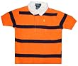Infant Boys Polo by Ralph Lauren Polo Shirt Orange Striped