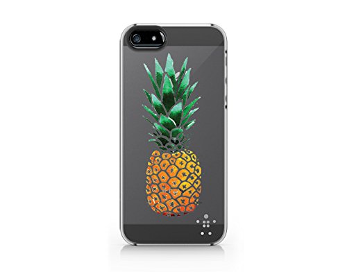 Pineapple Clear Transparent Plastic Phone Case for iphone 5 5s_ SUPERTRAMPshop (iphone 5 5S)