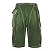 Ynport Mens Fast Dry Loose Fit MTB Shorts Mountain Bike Cycling Pants with Belt, X-Large(waist 36-38