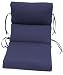 Bahama Solid Navy Cartridge Chair Cushion