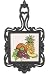 Square Iron Trivet - Fruit