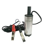 12v 小型 水中 ポンプ 33L/min ステンレス ケーブル 3m スイッチ 式