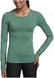 Trecento Women's Long Sleeve Crewneck Tee Shirt