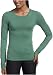 Trecento Women`s Long Sleeve Crewneck Tee Shirt