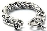 Silver Fire Flame Bracelet