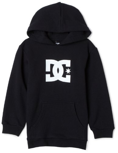 DC Boys 2-7 Star Pullover Hoodie, Black, 4T