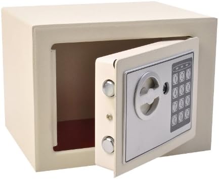 Small Digital Electronic Safe Box Keypad Lock Home Office Hotel Gun Black New (white)
