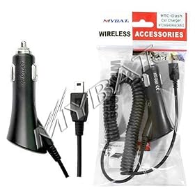 Premium Rapid Car Charger (with IC CHIP) for HTC 5800 / Fusion / S720, Touch Dual, Touch Cruise (Polaris), Touch (CDMA) / XV6900, Shadow, Tilt 8925 / TyTN II (Kaiser), Mogul / XV6800 / PPC6800 / P4000, Wing / P4350 (Herald), Dash / S620 / S621 (Excalibur)