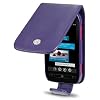 Nokia Lumia 710 Premium PU Leather Flip Case / Cover / Pouch / Holster - Purple Part Of The Qubits Accessories Range