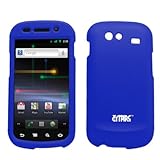 EMPIRE Blue Rubberized Snap-On Cover Case for Sprint Google Samsung Nexus S ....