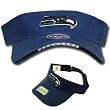 NFL VISOR HAT CAP YOUTH SEATTLE SEAHAWKS BLUE COTTON