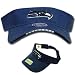 NFL VISOR HAT CAP YOUTH SEATTLE SEAHAWKS BLUE COTTON