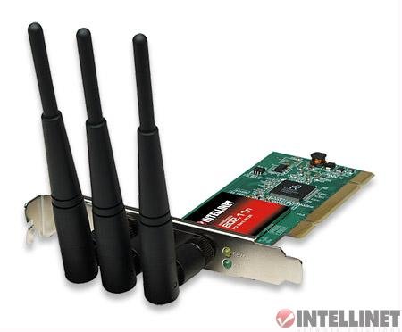 Intellinet Wireless-N PCI Card, 523981