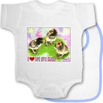 "I Love Cute Chick" Bib and Onesie