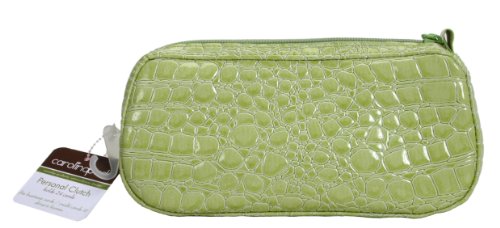 Carolina Pad Urban Mix Faux Croc Personal Clutch, Light Green (12501)