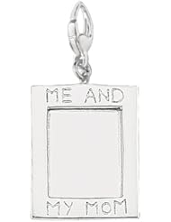 Sterling Silver "ME AND MY MOM" PICTURE FRAME Charm