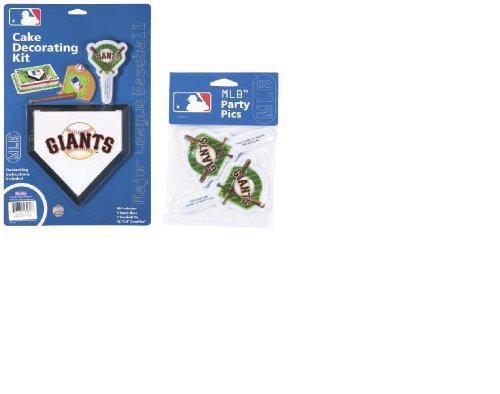 MLB San Francisco Giants Layon Cake/Cupcake Decorations