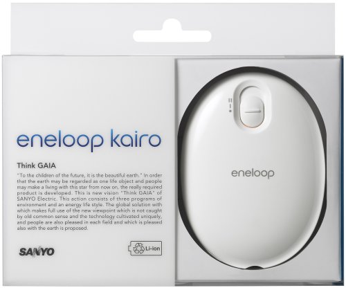 SANYO 充電式カイロ 「eneloop kairo」 (ホワイト) KIR-S2S(W)