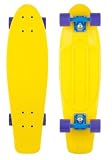 Penny Skateboards Nickel Complete Skateboard - Yellow Deck - Blue Trucks - Purple Wheels