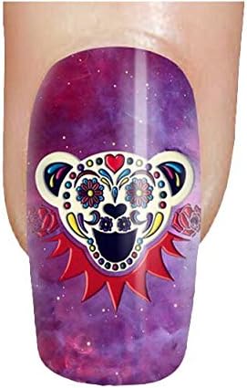 Perfectly Designed Sugar Skull Baby Lion Design Plastic False Finger Nails Special Design for Gifts