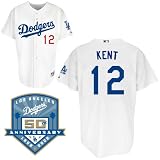Los Angeles Dodgers Authentic Jeff Kent Home Jersey