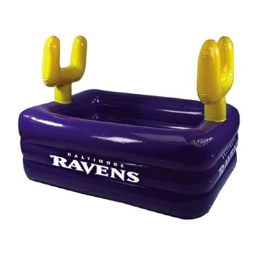 Baltimore Ravens Nfl Inflatable Field Kiddie Pool Wgoal Posts 60x48x22