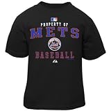 Majestic New York Mets Toddler Black Property of T-shirt