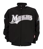 MLB Florida Marlins Adult Long Sleeve Therma Base Premier Jacket