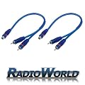 RCA Y Splitter Lead 1 x Female TO 2 x Male Pair