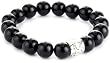 Simmons Jewelry Co. Diamond Empowerment Fund Onyx Bead Stretch Bracelet, 7.25