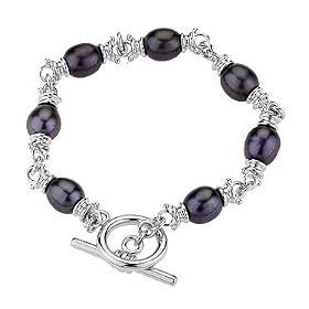 Honora Black Pearl Bracelet by Reeds