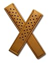 Tan Sports perforated leather strap to fit TAG Heuer Carrera models starting CV21- & WV21-.
