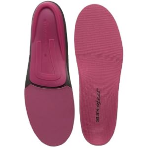 Superfeet Women's Berry Premium Insoles,Berry,D: 8.5 - 10 US Womens
