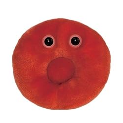 GIANT Microbes - Red Blood Cell (Erythrocyte) - Plush Toy